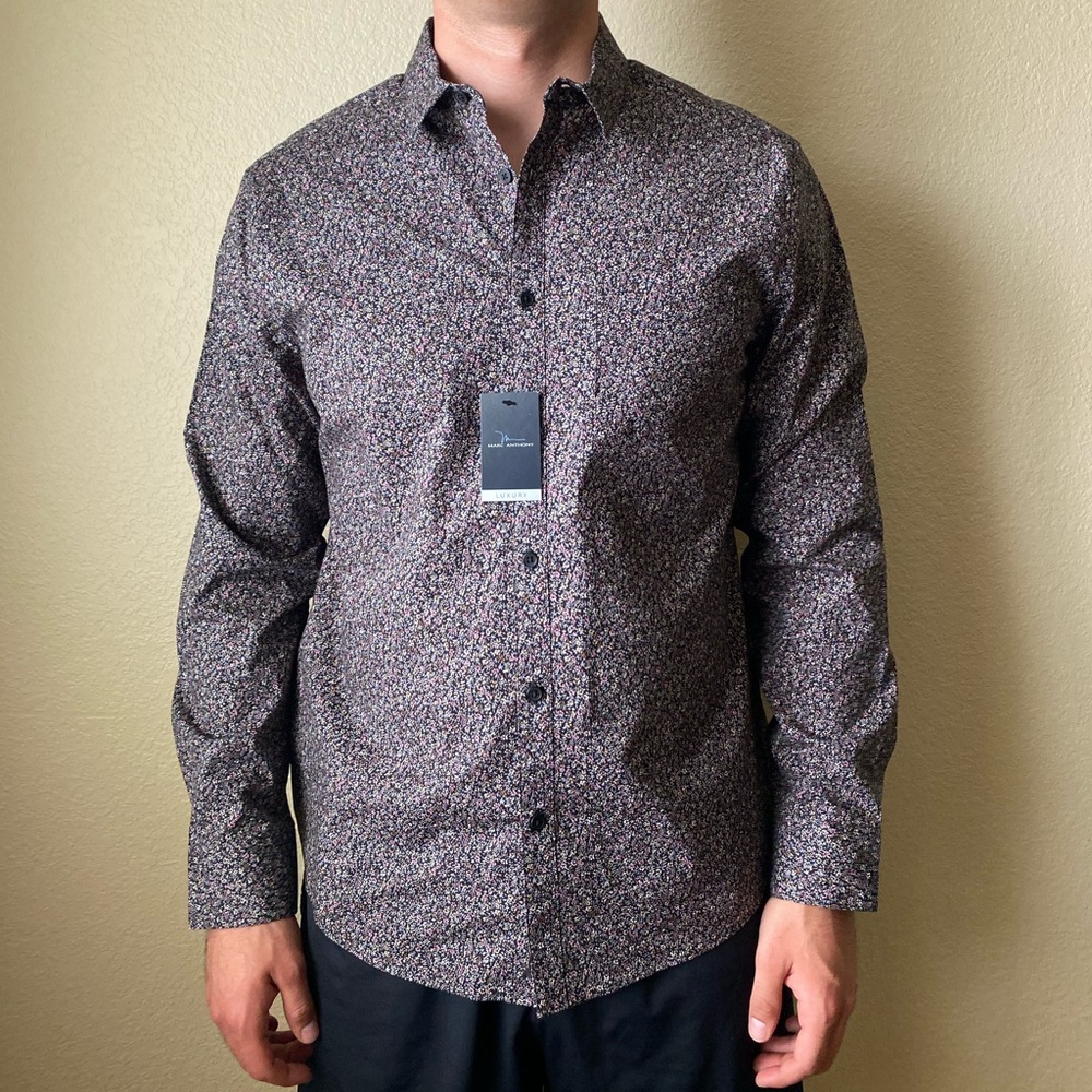 Mens floral dress shirt